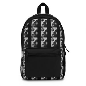 Rome Streetwear Backpack, Roman God Printed Backpack, Custom Urban Backpack, Patterned Edgy Backpack