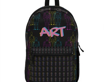 Art Backpack, Artist Design, Lightweight Polyester