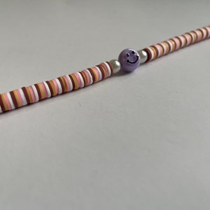 Neapolitan ice cream! Clay bead bracelet