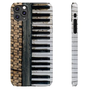 Piano Phone Case Music Lover Gift Slim iPhone Cover Instrument Design Case for Pianist Musician Gift Minimalist Music Unique Phone Accessory
