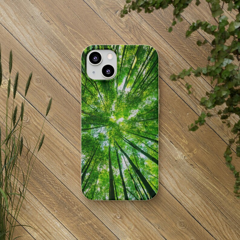 Biodegradable iPhone Case: Eco-Friendly Slim Cover with Natural Tree Design - Sustainable Phone Protection image 9