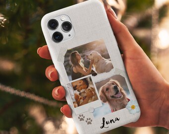 Custom Pet Photo iPhone Case – Personalized Dog Memorial Phone Cover