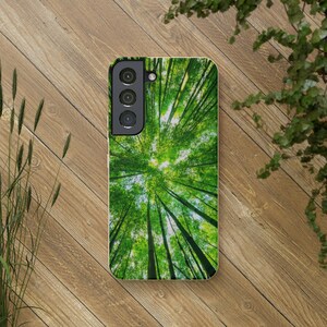 Biodegradable iPhone Case: Eco-Friendly Slim Cover with Natural Tree Design - Sustainable Phone Protection image 3