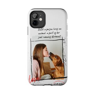 Custom Pet Portrait Phone Case: Personalized Dog & Cat Art