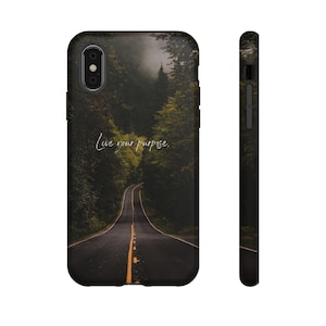 Inspirational Quote iPhone Case: Motivational Tough Phone Cover