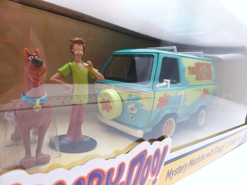 The Mystery Machine W/ Shaggy & Scooby-doo Die Cast 1:24 Scale - Etsy