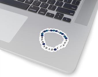 Ben Solo Friendship Bracelet Sticker, The Hunt For Ben Solo, Ben Solo Lives Stickers