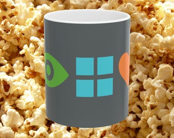 Letterboxd Inspired Ceramic Mug, Movie Lover Gift, Tea Mug, Coffee Cup, Film Buff Present