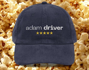 Adam Driver Five Stars Embroidered Cap, Corduroy Cap | Adam Driver Fandom