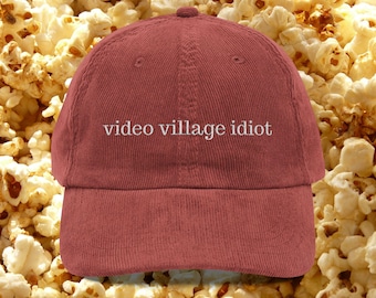 Video Village Embroidered Cap, Corduroy Cap