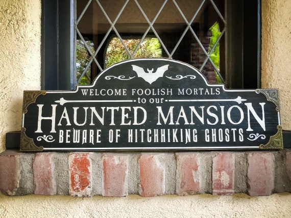 Haunted Mansion Resin Sign 看板 il_1080xN.4488047680_d9ut.jpg