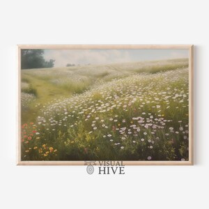 Dreamy Wildflower Painting | Landscape Flowers | Artful Garden | PRINTABLE Wall Art | Printable Artful Wall Decor | Digital Download | 7