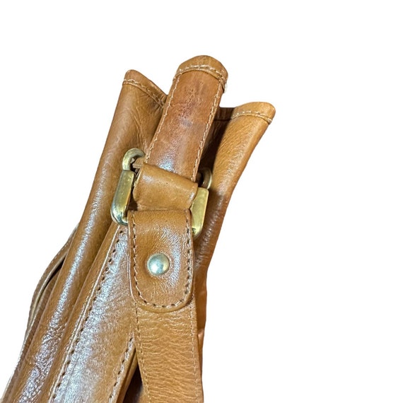 Vintage Russell & Bromley Leather drawstring Buck… - image 8