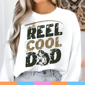 Retro Reel Cool Dad Png, Wishin&#39; I Was Fishin&#39; Png, Fishing Dad Shirt Design Png, Bass Fishing Png, Fathers Day Gift, Dad Birthday Gift Png