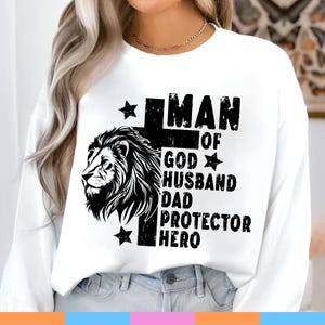 Dad png,Christian png,Man of God png,bible verse png,Jesus png,dad lion png,father png,christian cross png,dad shirt,Christian dad png