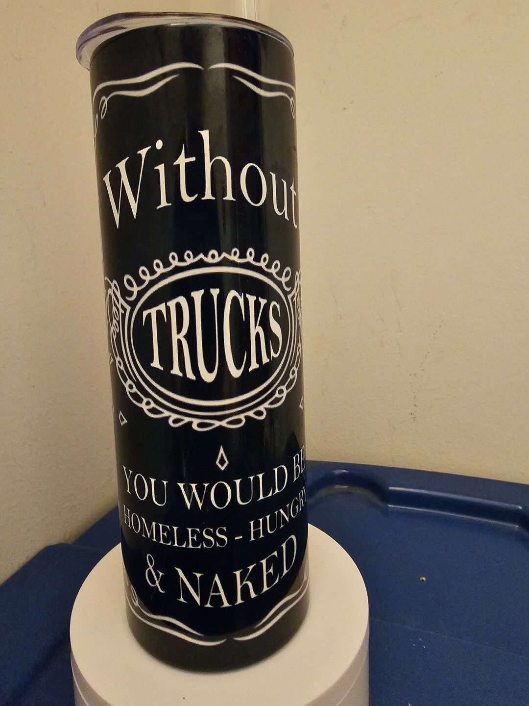 Trucker Tumbler Etsy