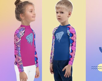 Summer is coming, don't let them "melt"! Get a Kids Rash Guard