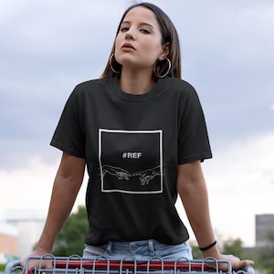 Excel-T-Shirt „Die Erschaffung von Adam“ – Einzigartiges Geschenk für Datenanalysten und Büroangestellte – Lustiges Firmen-T-Shirt