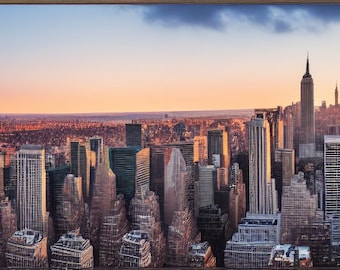 Printable Manhattan skyline wallpaper, Skyline Art Print, Wall Art Digital Download, digital download