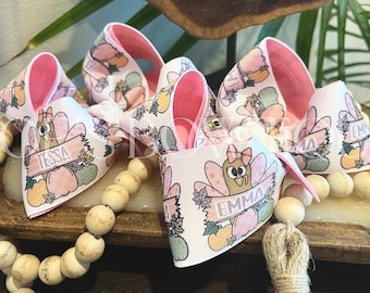 Turkey ( personalized ) boutique bow