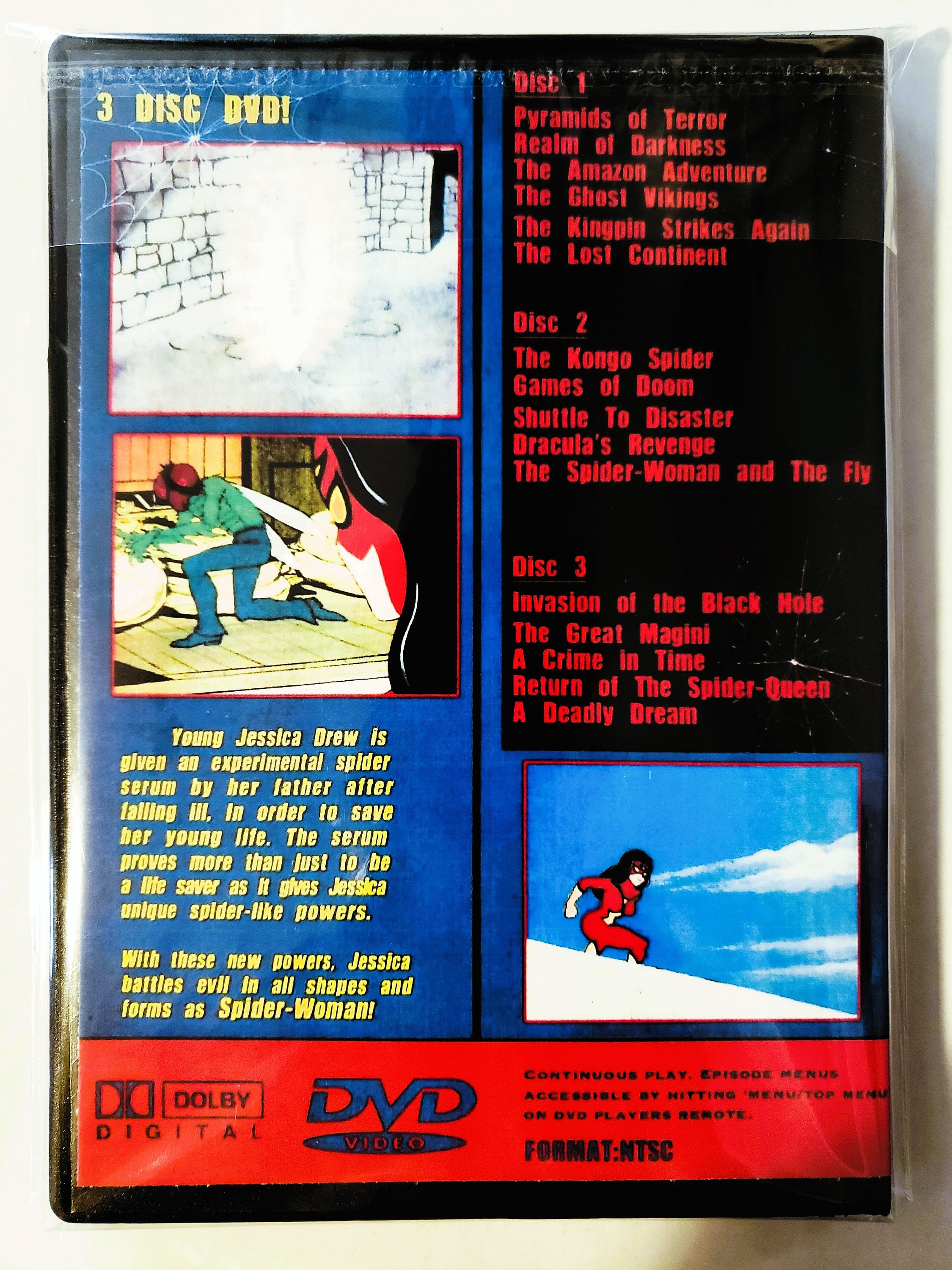 Spider-woman Animated Series DVD Set - Etsy