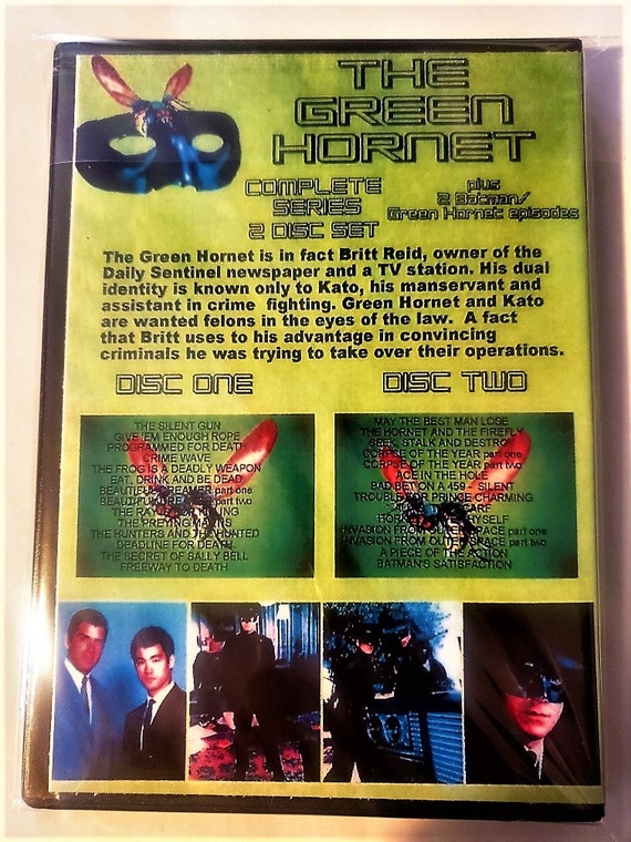 The Green Hornet Complete 1966 TV Series DVD Set Bruce Lee - Etsy