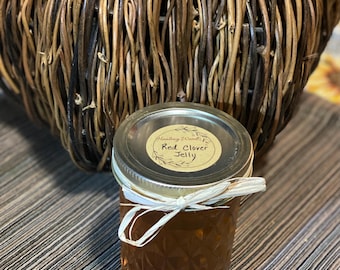 Gelatina de trébol rojo *casera* frasco de 8 oz