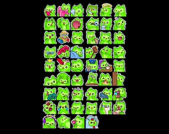 Emote Gufo verde Duolingo