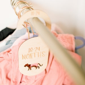 Animal Baby Closet Divider Template Laser Ready Cut File - Etsy