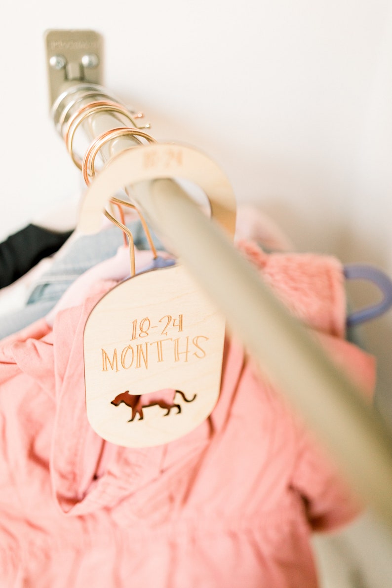 Animal Baby Closet Divider Template Laser Ready Cut File Etsy