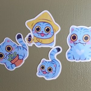 Kpop Demon Hunter Derpy and Sussie Sticker | High Quality Matte Sticker, cute accessory, laptop, journal, planner