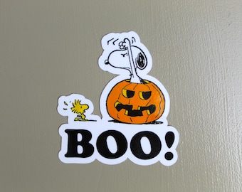 BOO! Snoopy Sticker, Peanuts sticker, Snoopy Sticker, Cowboy Peanuts, Stay hydrated Sticker, Cute Halloween stickers, Stay Hydrated Sticker