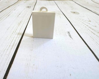 DIY Mini Book Blanks: 3D Printed Charms for Keychains - 1” Tall