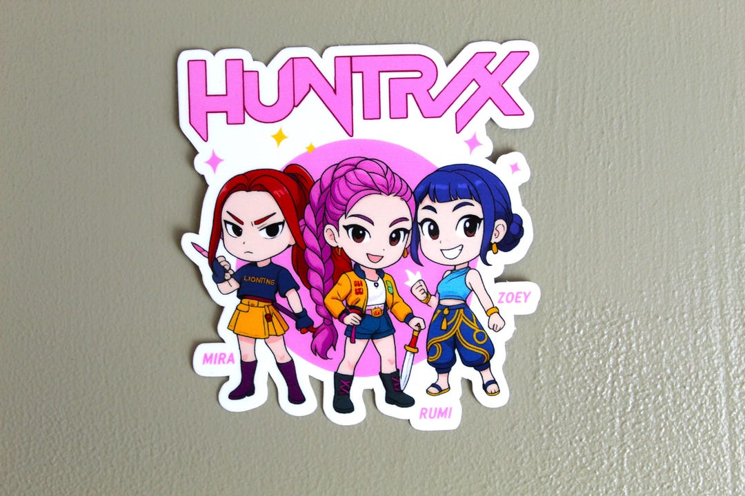 K-pop Demon Hunters Huntrix Inspired Decal Stickers, Kpop Demon Hunters ...