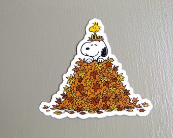 Snoop Autumn Sticker | Cute Snoop Sticker | Autumn Sticker | Fall Sticker | Snoop Pumpkin Sticker | Cozy Fall Sticker |Autumn Kindle Sticker