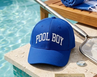 Pool Boy Baseball Hat – Funny Summer Dad Cap for Pool Parties, Gift for Him