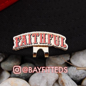 Faithful Hat Clip Blip San Francisco SF Football Bay Area Pin