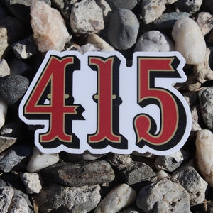 SF 49ers Vinyl Sticker