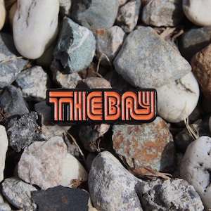 The Bay Muni Enamel Pin Black SF San Francisco Bay Area