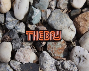 The Bay Muni Enamel Pin Black SF San Francisco Bay Area
