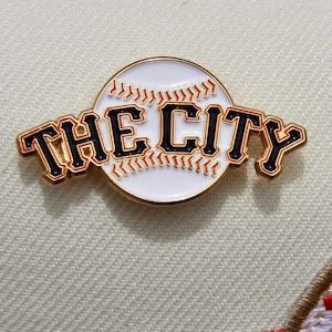The City Enamel Pin SF San Francisco Bay Area