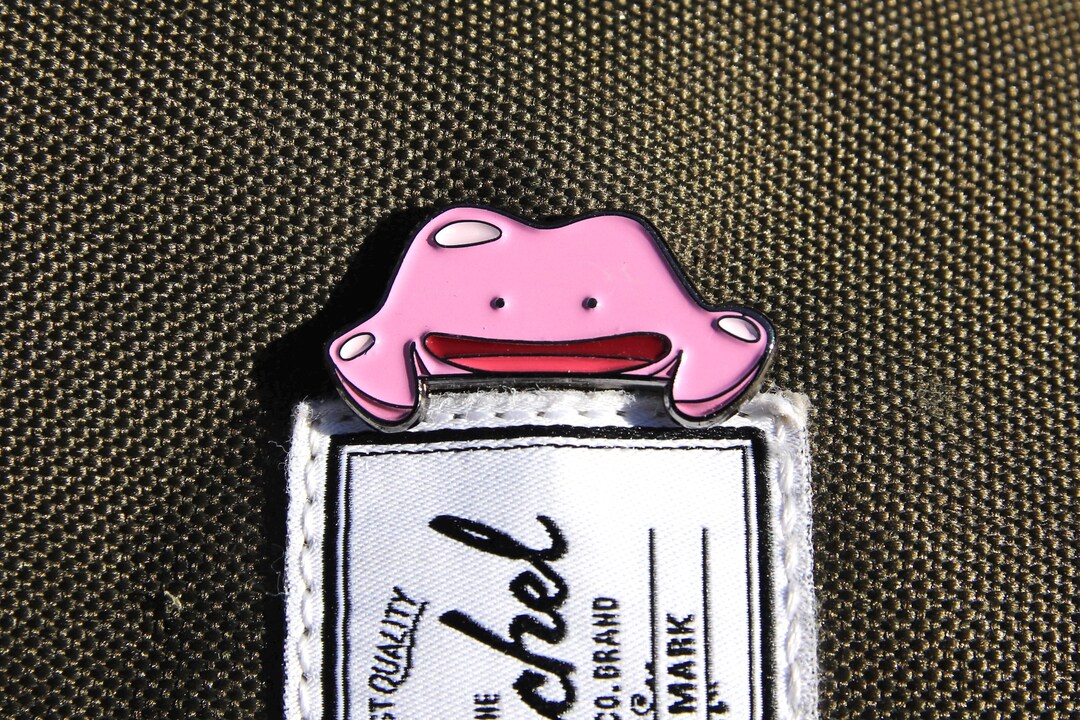 Ditto Pin Ditto Peeker Enamel Pin Pink - Etsy Australia