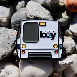 The Bay BART Train Enamel Lapel Pin SF San Francisco Bay Area Transit MTA