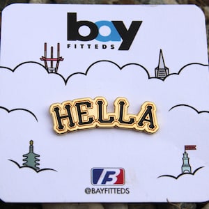 Hella Arch Pin SF San Francisco Emaille Pin