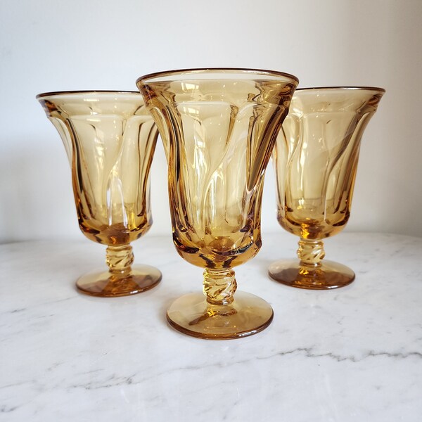 Amber Glassware Etsy