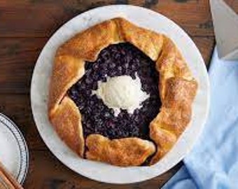 Homemade Blueberry Galette/Galice