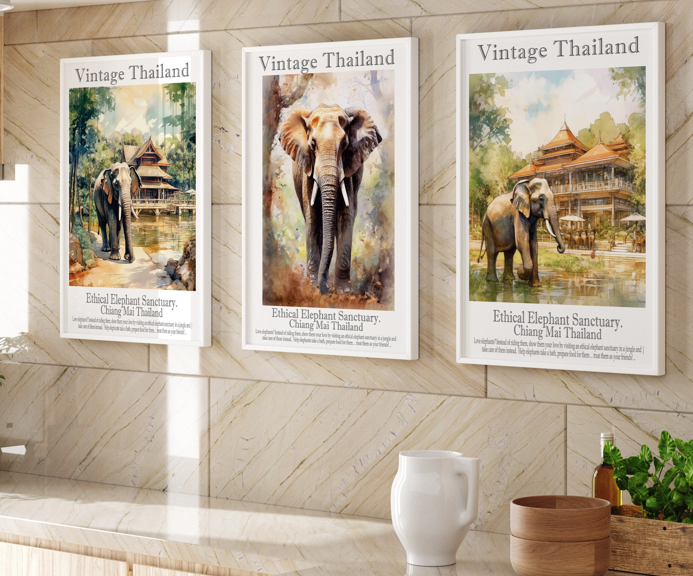 チェンマイのタペストリー Chiang Mai Poster - Etsy