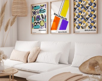 Abstract Art Prints, Abstract Set 3 Prints, We Call  Geo Set 2 , Minimalist, Home Decor, boho Poster, Bold, Modern, office, wall art.