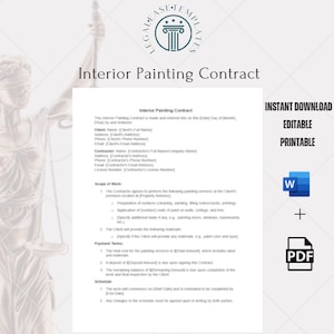 Picture Idea: Interior Painting Contract