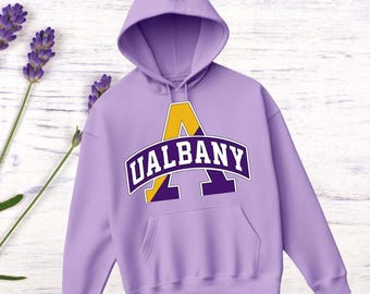 University Of Albany Gartenflagge – Doppelseitiges Design, 100% Polyester, Wetterfest, Offiziell Lizenziert Von Desert Cactus